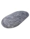 Rugs.com Oregon Collection Rug – 4x6 Oval Gray Low-Pile Rug Perfect for Living Rooms, Large Dining Rooms, Open Floorplans