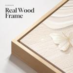 Large Framed Neutral Abstract Wall Art for Living Room, 2 Piece Tan and Cream Beige Canvas Prints Paintings Artwork for Walls, Woman Silhouette Big Pictures for Bedroom Dining Room Office Wall Decor