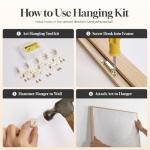 Large Framed Neutral Abstract Wall Art for Living Room, 2 Piece Tan and Cream Beige Canvas Prints Paintings Artwork for Walls, Woman Silhouette Big Pictures for Bedroom Dining Room Office Wall Decor