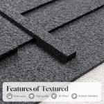 Large 3D Textured Framed Black and White Abstract Wall Art for Living Room, 3 Piece Modern Artwork for Walls, Black White Minimalist Geometric Paintings for Hallway Office Wall Decor 24x36 In