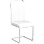 Modern Dining Chairs Set of 4,Side Dining Room/Kitchen Chairs with Faux Leather Padded Seat High Back,Chairs for Living Room