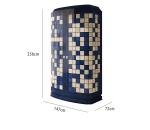 Solid wood wine cabinet modern simple art wall side cabinet decorative storage cabinet