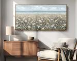 amatop Large Wall Art for Living Room Framed Boho Beach Coastal Floral Ocean Wall Picture Farmhouse Daisy Flower Sea Canvas Print Nautical Neutral Vintage Warm Artwork Home Bedroom Office Decor 48x24