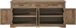 66" Large Buffet Sideboard Cabinet with 4 Doors and 3 Drawers, Coffee Bar Wine Bar Storage Cabinet for Dining Room, Living Room