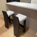 Wooden Legs Minimalist Bar Stools Nordic Unique Sturdy Kitchen Bar Stools Modern White Designer Sedie Da Pranzo Home Furniture