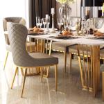 White Minimalist Dining Chair Kitchen Modern Italian Design Dining Chair Living Room Nordic Sillas De Comedor Home Furniture