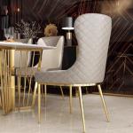 White Minimalist Dining Chair Kitchen Modern Italian Design Dining Chair Living Room Nordic Sillas De Comedor Home Furniture