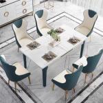 White Minimalist Dining Chair Kitchen Modern Italian Design Dining Chair Living Room Nordic Sillas De Comedor Home Furniture