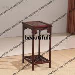 Sour branch wood, inlaid cherry wood three-piece set, coffee table combination solid wood antique back chair