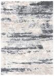 SAFAVIEH Area Rug 8x10 - Fontana Shag Collection - Large - Grey & Ivory, Modern Design, Non-Shedding & Easy Cleaning, Ultra Plush Thick Pile, Ideal for Living Room, Bedroom, Dining Space (FNT853G)