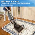 Non-Slip Rug Pads 8 x 10 ft, 100% Waterproof Extra Large Area Rugs Non Skid Rug Pad for All Floors and Finishes Durable Hardwood Floor Protective Felt Keeps Rugs in Place, Safe and Secure