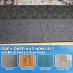 Non-Slip Rug Pads 8 x 10 ft, 100% Waterproof Extra Large Area Rugs Non Skid Rug Pad for All Floors and Finishes Durable Hardwood Floor Protective Felt Keeps Rugs in Place, Safe and Secure