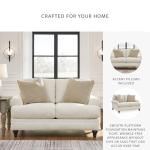 Signature Design by Ashley Valerani Classic Loveseat for Living Room, Beige