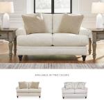 Signature Design by Ashley Valerani Classic Loveseat for Living Room, Beige