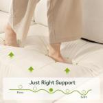 109'' Modular Sectional Sofa, L Shaped Couch with Storage Ottoman, Comfy Cloud Sofa with Deep Seat, 4 Seat Convertible Sectional Couches for Living Room (Beige, Low Legs 1.97")