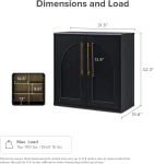 Blake Storage Cabinet, Small Modular Accent Display Sideboard Buffet Cabinet with Storage, Media Console Credenza,Set of 2