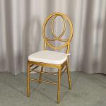 Whole sale Hotel Furniture Outdoor Metal Stacking Banquet Wedding Restaurant Phoenix Dining Wedding Chiavari Chair