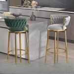 Unique Cushion Bar Stools Wooden Legs Footrest Unique Sturdy Bar Stools Minimalist Home Sgabello Da Bar Furniture Luxury