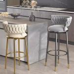 Unique Cushion Bar Stools Wooden Legs Footrest Unique Sturdy Bar Stools Minimalist Home Sgabello Da Bar Furniture Luxury