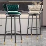 Unique Cushion Bar Stools Wooden Legs Footrest Unique Sturdy Bar Stools Minimalist Home Sgabello Da Bar Furniture Luxury