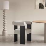 Retro Light Luxury Solid Wood Dining Chairs, Hotel Restaurant Business Negotiation Chair, Furniture, Support Color Customization