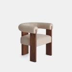 Retro Light Luxury Solid Wood Dining Chairs, Hotel Restaurant Business Negotiation Chair, Furniture, Support Color Customization