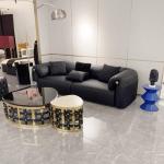 Modern Dark Living Room Sofas Vintage Retro Luxury Lazy Living Room Sofas Boneless Leather Woonkamerbanken Furniture Home