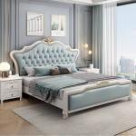 Couples Wardrobe Double Bed Bedside Table Frame Lounges Storage Set Double Bed Household Luxury Camas De Dormitorio Furniture