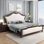 Couples Wardrobe Double Bed Bedside Table Frame Lounges Storage Set Double Bed Household Luxury Camas De Dormitorio Furniture