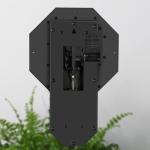 KANEODOT Pendulum Wall Clock Battery Operated, Imitation Wood Plastic Regulator Clock with Pendulum,Vintage Decorative Wall Clocks for Living Room,Farmhouse,Office,Bedroom,Kitchen,Wall Decor