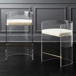 Special Style Transparent Coffee Chair Lucite Acrylic Chair Bar Stool