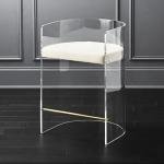 Special Style Transparent Coffee Chair Lucite Acrylic Chair Bar Stool