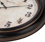 Westclox Traditional Large Wall Clock Battery-Operated Clock for Living Room, Bedroom, Office | Ideal Housewarming Gift (24 Inch, Black-Brown)