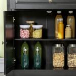 HOMCOM Sideboard Buffet Cabinet, Modern Buffet Cabinet with Storage and 2 Drawers, Coffee Bar Station with Adjustable Shelves for Kitchen, Entryway, Black