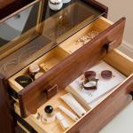 Bedroom Wood Vanity Table Mirror Desk Chair Drawers Dressing Table Cabinet Bedside Corner Modern Penteadeira Home Furniture