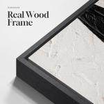 Framed Black and White Abstract Wall Art Set, 3 Piece Canvas Prints Paintings Artwork for Walls, Modern Minimalist Abstract Geometric Pictures for Living Room, Bedroom, Dining Room, Office Wall Decor