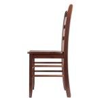 Winsome Benjamin Ladder Back Chair, Walnut, Set of 2