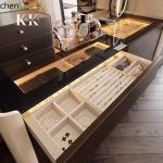 HXL Minimalist Eight-Drawer Dressing Table Integrated Bedroom Bedside Makeup Table