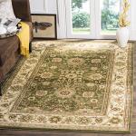 SAFAVIEH Lyndhurst Collection Accent Rug - 4' x 6', Sage & Ivory, Traditional Oriental Design, Non-Shedding & Easy Care, Ideal for High Traffic Areas in Entryway, Living Room, Bedroom (LNH212C)