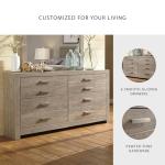 Signature Design by Ashley Culverbach Scandinavian 6 Drawer Dresser, Weathered Gray