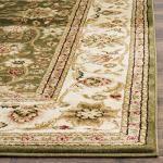 SAFAVIEH Lyndhurst Collection Accent Rug - 4' x 6', Sage & Ivory, Traditional Oriental Design, Non-Shedding & Easy Care, Ideal for High Traffic Areas in Entryway, Living Room, Bedroom (LNH212C)