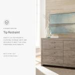 Signature Design by Ashley Culverbach Scandinavian 6 Drawer Dresser, Weathered Gray