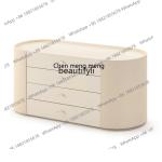 G153  Modern Simple Storage Bedroom Bedside Table Designer Home Living Room Italian Light Luxury Storage Three-Bucket Cabinet