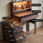 Solid wood dresser, bedside table integrated, chest of drawers