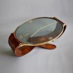 Italian light luxury villa coffee table living room creative special-shaped coffee table high-end oval coffee table