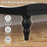 vintage carved wood 2-door accent cabinet - storage sideboard buffet with credenza for living room