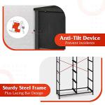 WLIVE Tall Black Dresser for Bedroom with 10 Drawers, Chest of Drawers, Dressers Bedroom Furniture, Storage Organizer Unit with Fabric Bins for Closet, Hallway, Living Room, Entryway