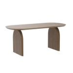 homary 70.9" Japandi Oval Dining Table for 6, Modern Pine Wood Dininer Table for Dining Room, Kitchen, Living Room Mesas de Comedor, Easy Clean