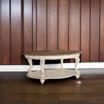 Signature Design by Ashley Realyn Casual Cottage Coffee Table, Antique White & Brown