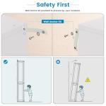 GRUSIGN 71" Tall 6-Tier Bookshelf, Large Open Display Bookcase with Ample Storage, Floor Standing Book Shelf for Living Room, Home Office, Bed Room, White